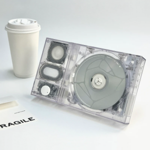 SPLIT Bluetooth CD Player (Glacier White)